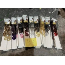 双色渐变五夹卷发片100g